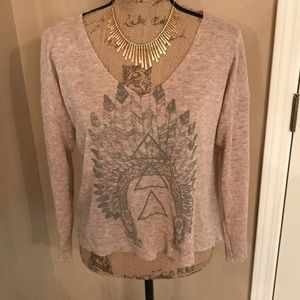 “Light As A Feather” long sleeve top